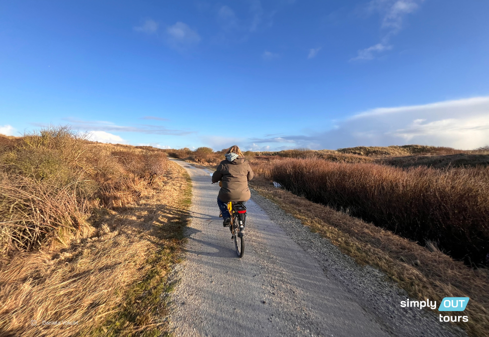 Radtour mit E-Tandem entlang des Dünenradwegs